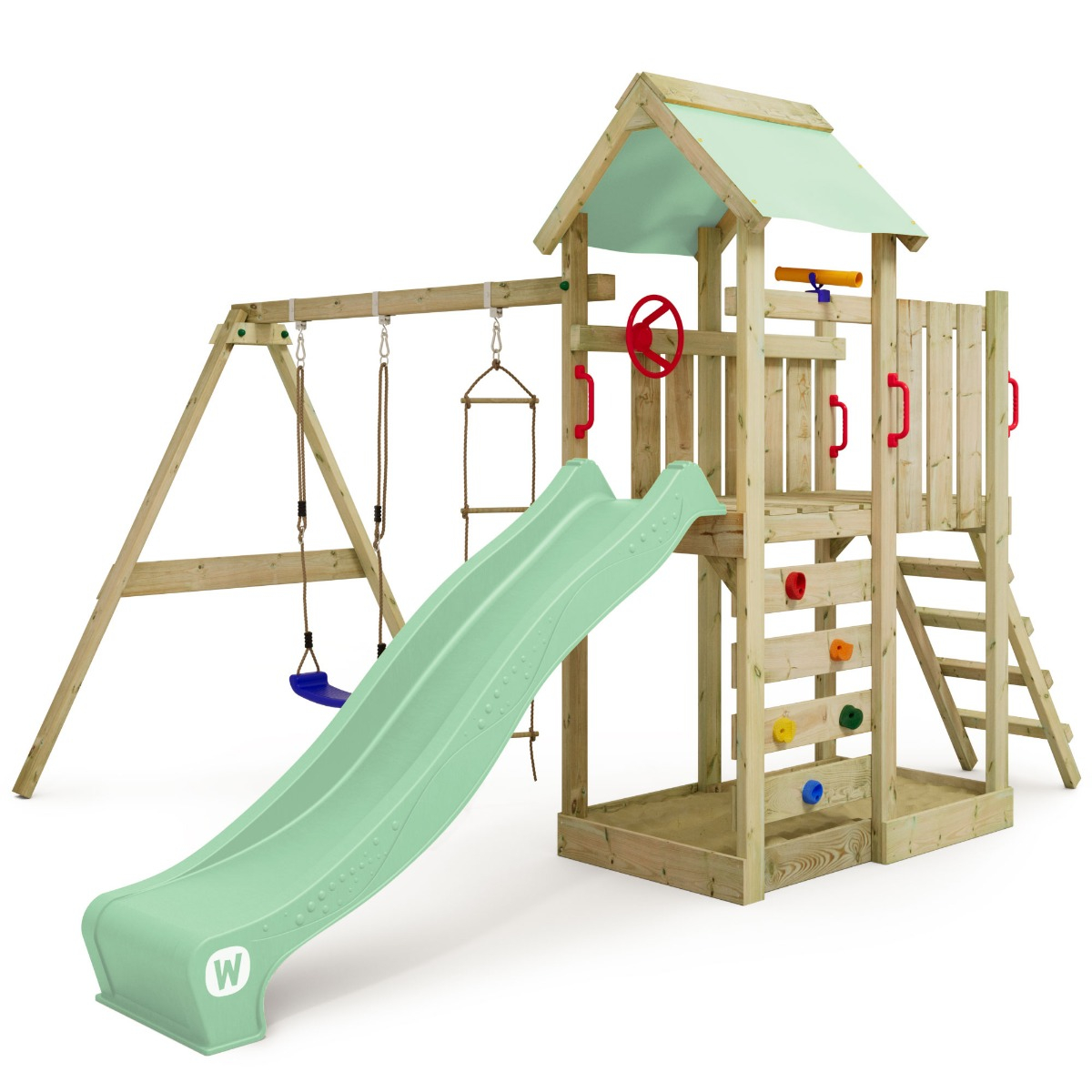 Parque Infantil com Escorrega MultiFlyer | Torre de Escalada