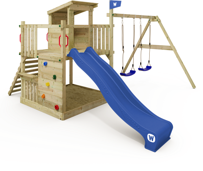 Torre de brincar Wickey Smart Cabin com varios modulos