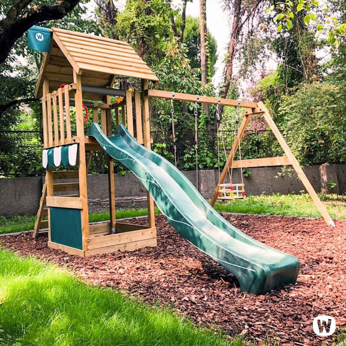 Parque Infantil com Telhado de Madeira Wickey Smart Shelter 814196_k